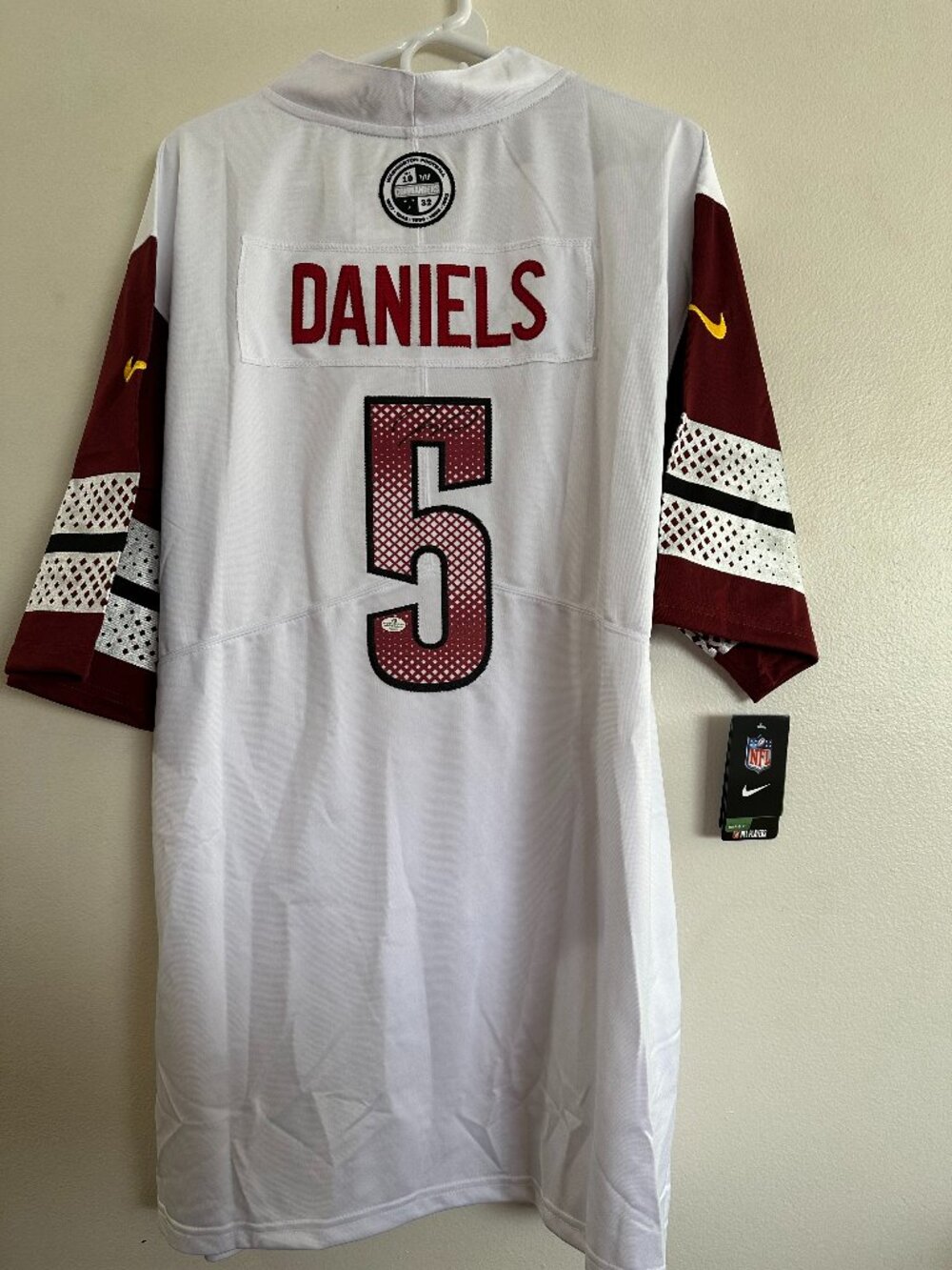 JAYDEN DANIELS SIGNED WASHINGTON COMMANDERS AUTOGRAPHED NIKE JERSEY w/COA XXL 1